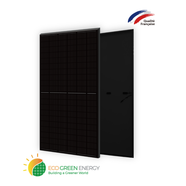 Panneau solaire 375W Demi-Cellule Full Black – 1 pc/carton