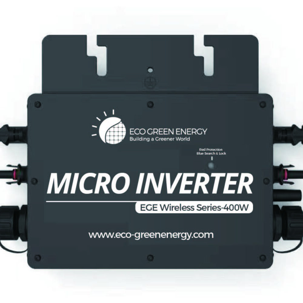 Micro-onduleur Solaire 400W IP65 étanche - Avec Surveillance WiFi Sur Smartphone - Pour Panneaux Photovoltaïques
