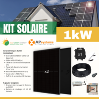 Kit auto consommation 1kW monophasé