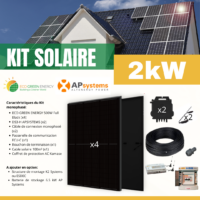 Kit auto consommation 2kW monophasé
