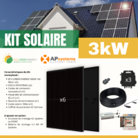 Kit auto consommation 3kW monophasé
