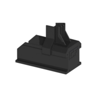 Clickfit EVO – Terminaison de rail noir – 1008060-B